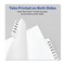 Avery Dennison Numerical Index Tab 8-1/2 x 11", #13, White, PK25 11923 - alternate 11
